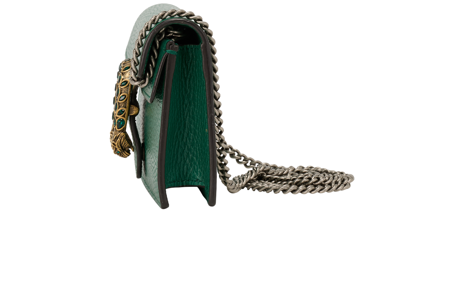 Mini Dionysus, &pound;550, Handbags, Green, Leather, Bottom view